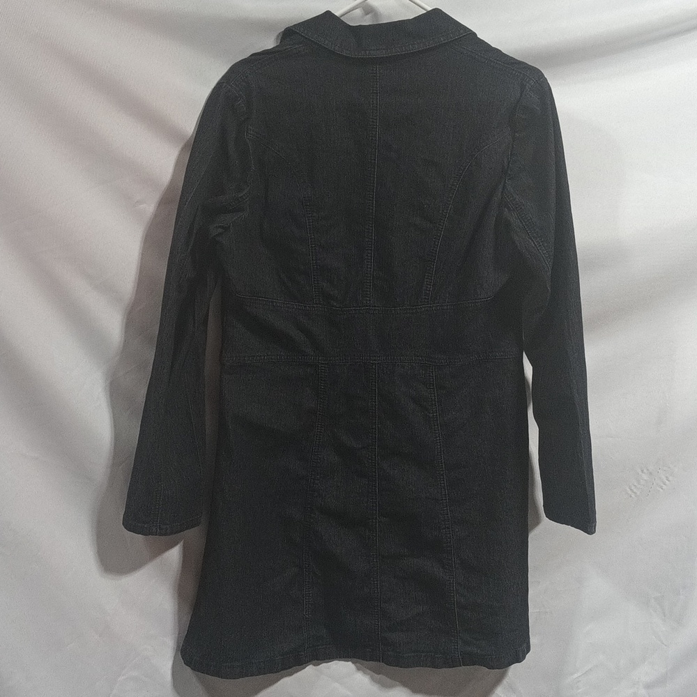 Women's BISOU BISOU Black Denim Jacket - Picture 4 of 5